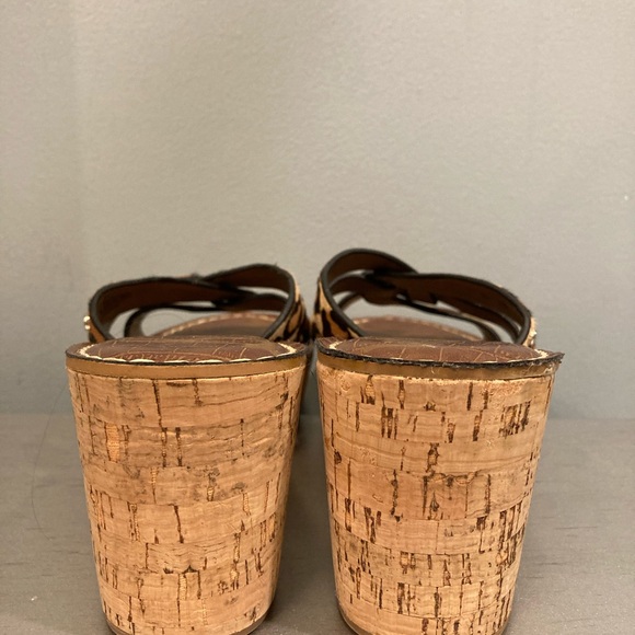 Sam Edelman Raynere leopard print wedge sandals size 10. NWOT - Picture 6 of 6